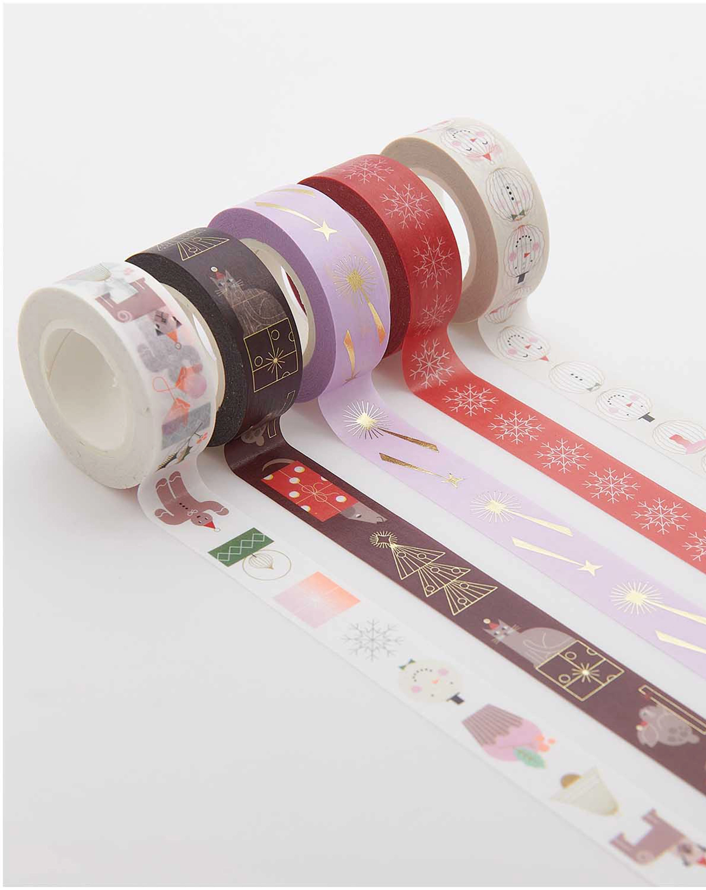 Washitape I LOVE CHRISTMAS FIGUREN 5er-Set