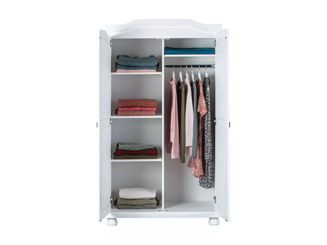 Armoire 2 Portes Bois 
