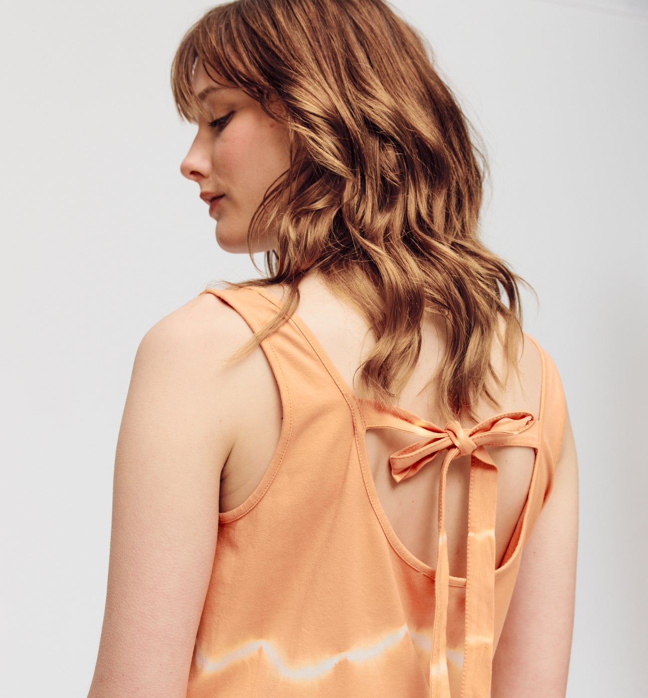 Débardeur tie dye Femme - Rouille