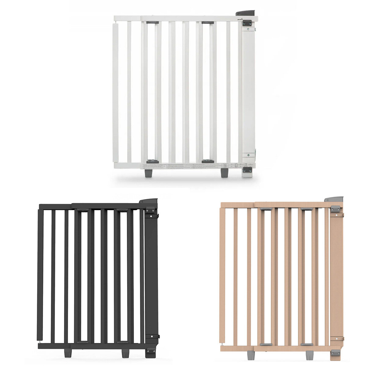 Geuther Baby Products GmbH Geuther by reer Türschutzgitter 2732 58 - 93 cm Holz schwarz
