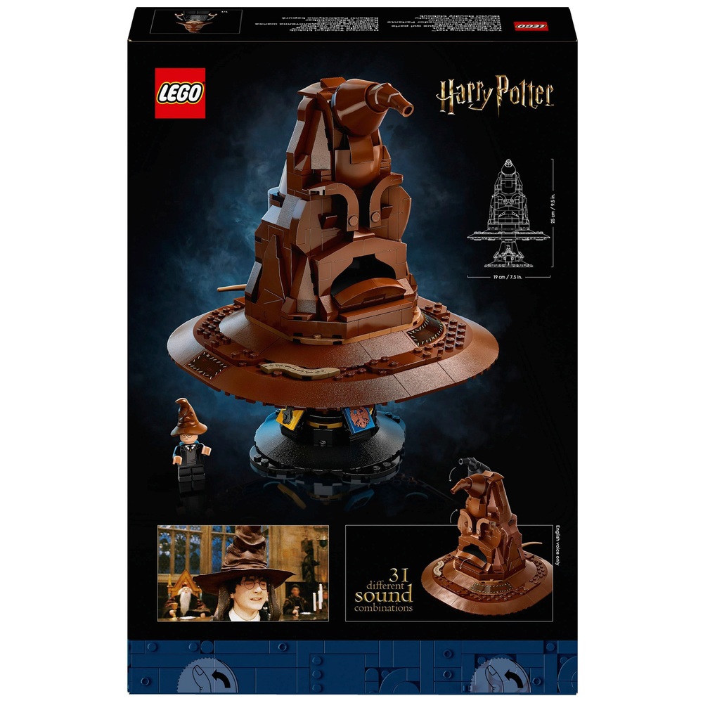 LEGO Harry Potter 76429 Sprechender Sprechender Hut Set für Erwachsene