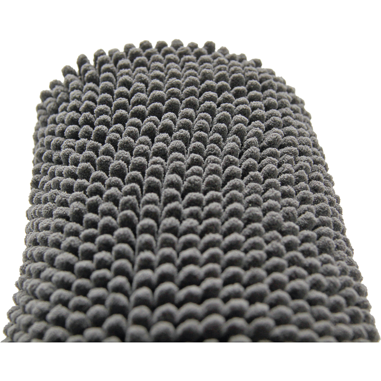 Badteppich Chenille hellgrau