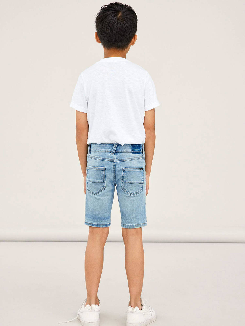 NAME IT denim short blauw