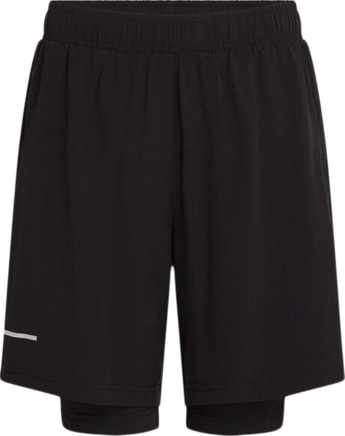 Energetics Isolda 2-i-1 løbeshorts Sort
