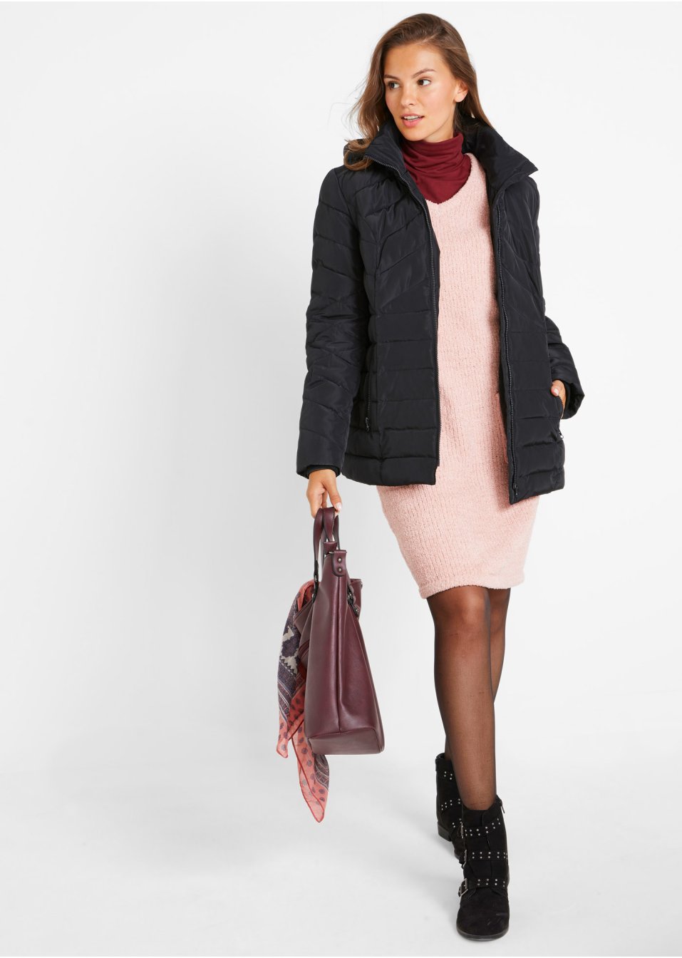 Veste matelassée légère avec capuche amovible