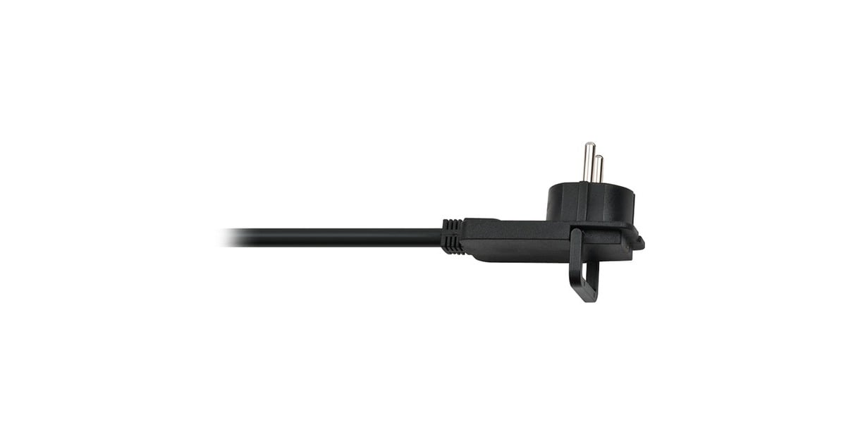 BrennenstuhlComfort-Line Plus, 6-voudige stekkerdoos stekkerdoos  (Zwart, met platte stekker, 2m H05VV-F 3G1.5)