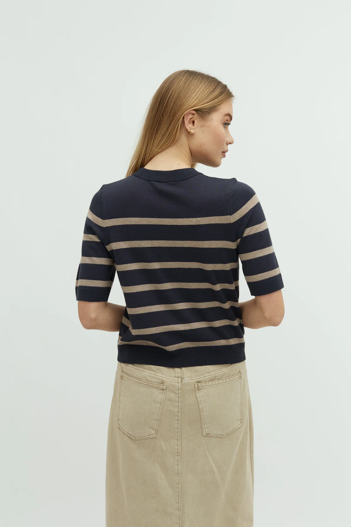MbyM Carla-M q56 blue island fossil stripe