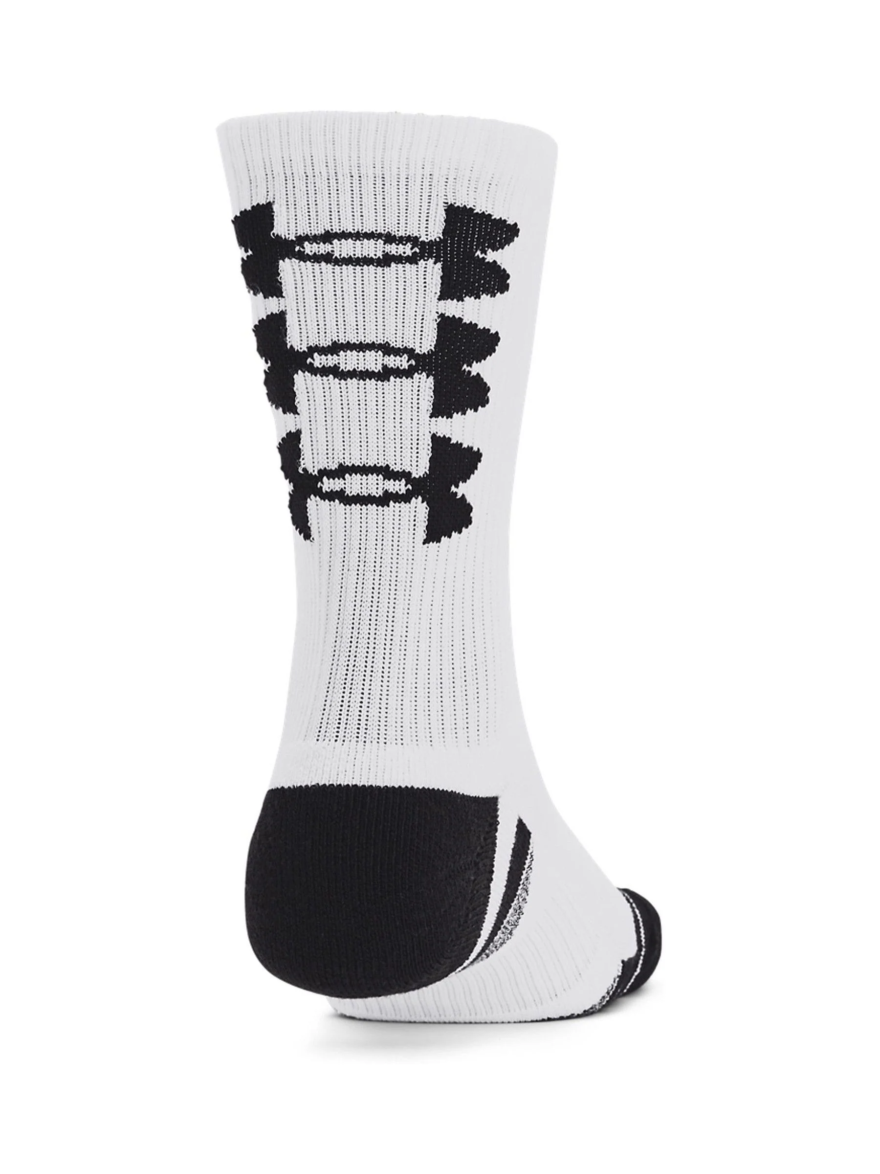 Wit - Under Armour Perf Tech Nov Crew Socks 3 Pack