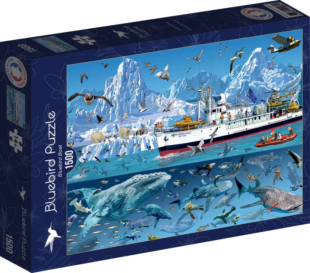 PUZZLE ARTIC - BLUEBIRD BOAT 1500 PIECES