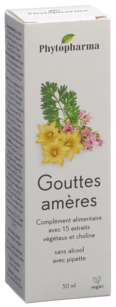 PHYTOPHARMA Bitter Tropfen<br>50 ml, Glasflasche, Tropfen