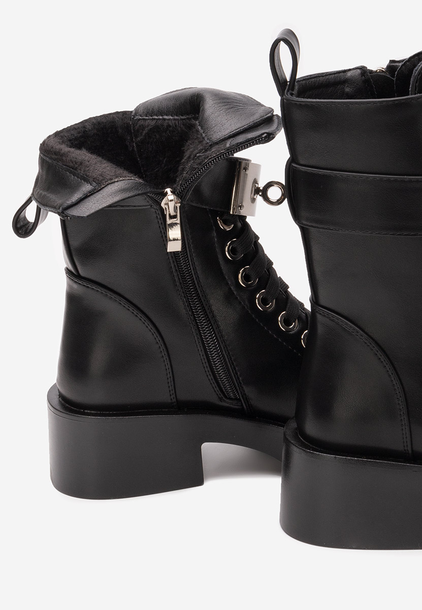 Bottines rangers femme noirs Keith