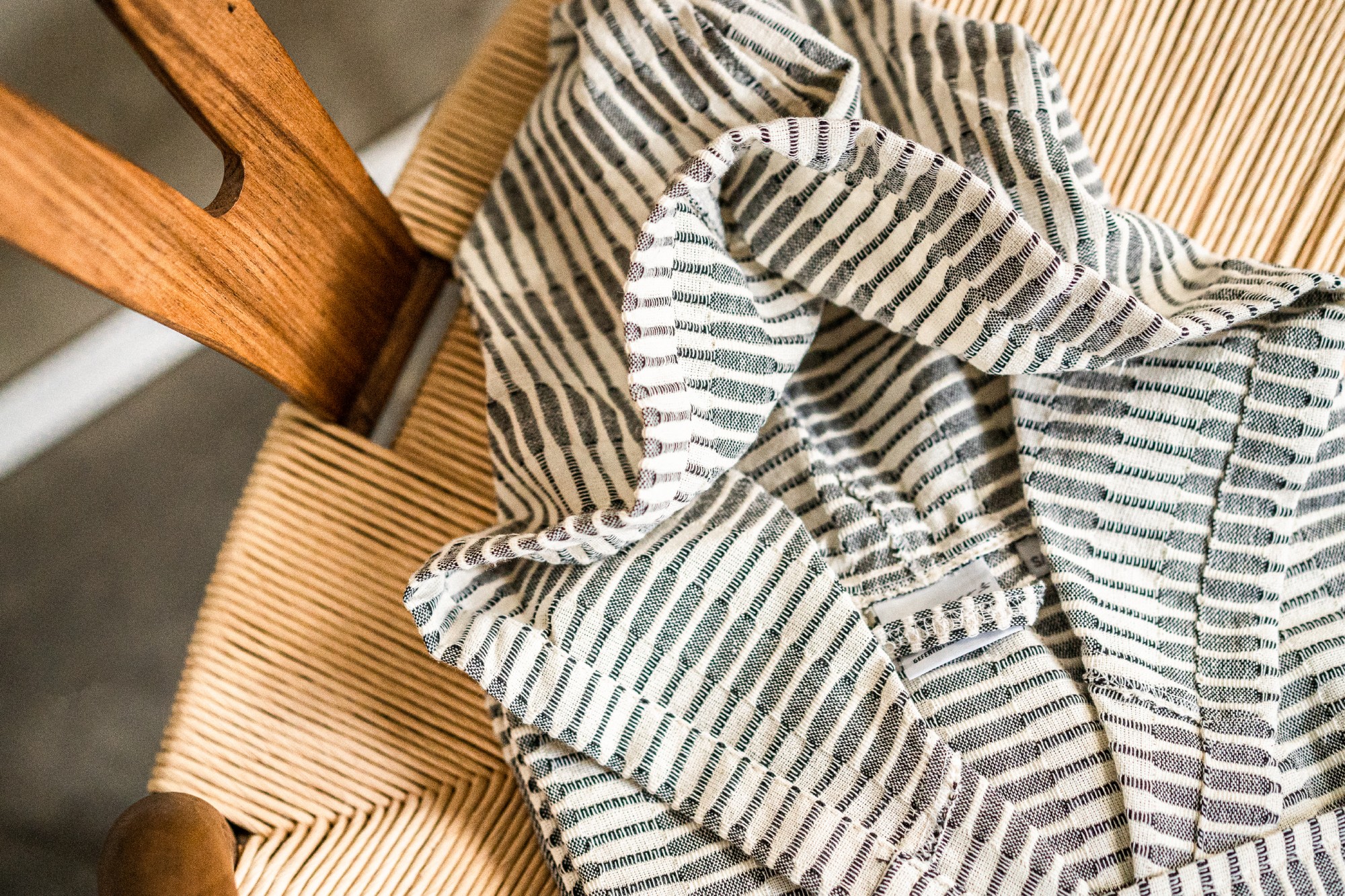 Bademantel 'Yummy' S-XL, mit Kapuze, grau-weiß günstig bestellen