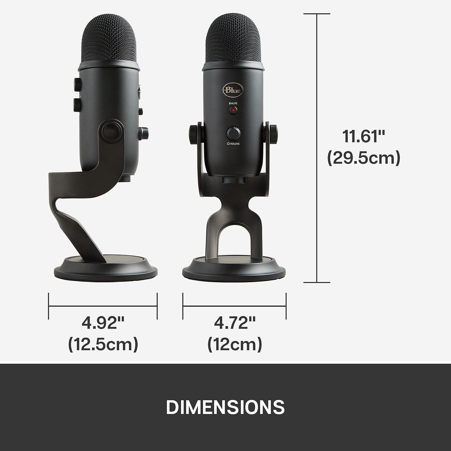 Blue GAME Yeti USB Streaming Microphone BLACKOUT