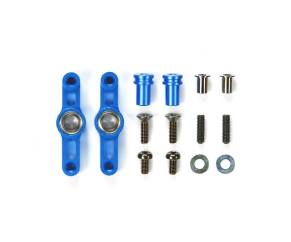 TT-02 Alu Lenkhebel-Set Blau eloxiert