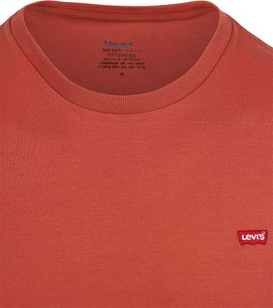 Levi's T-shirt Original Etruscan Red 56605-0262 kopen