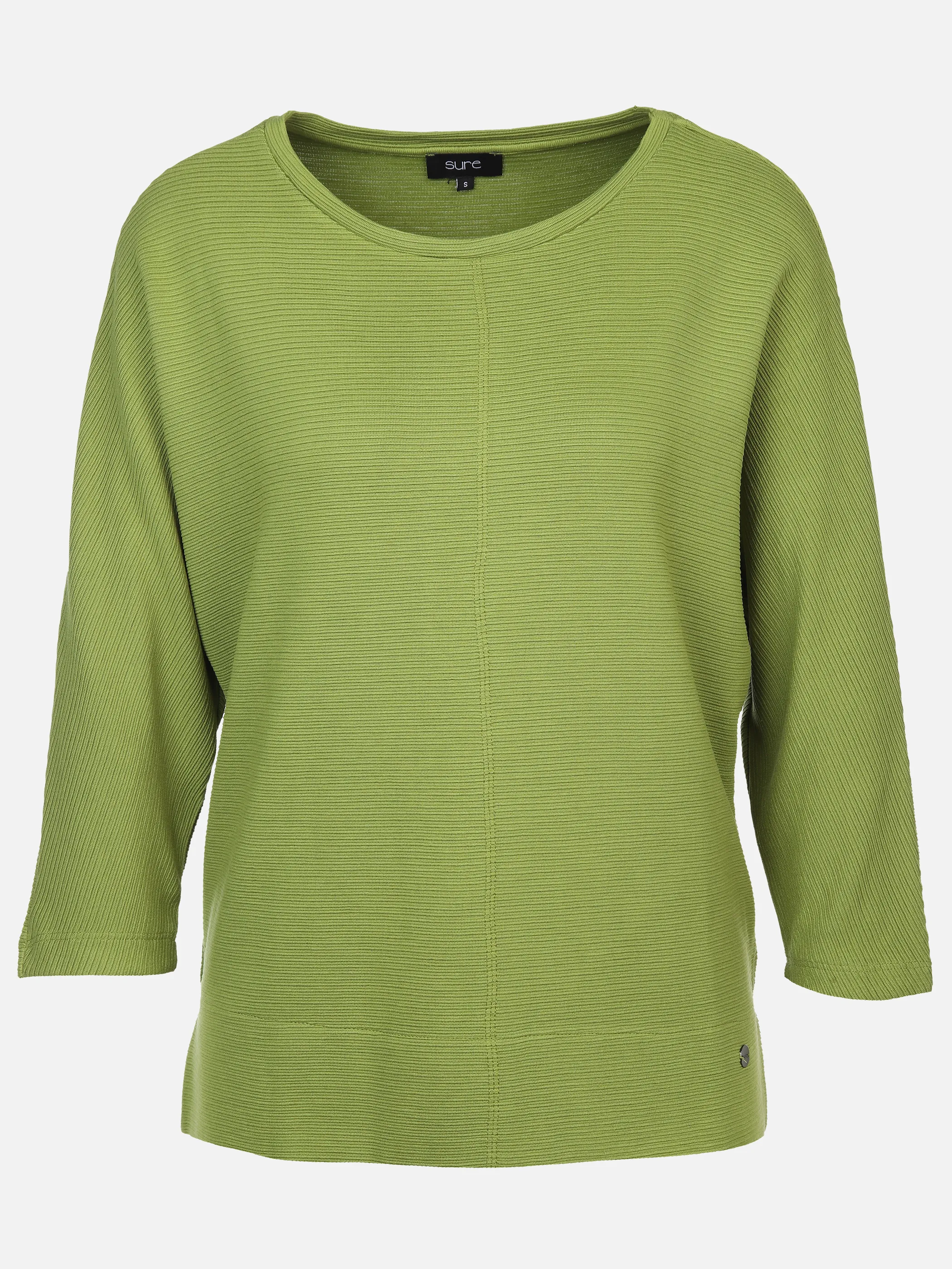 Damen Ottoman Shirt in Ripp-Optik