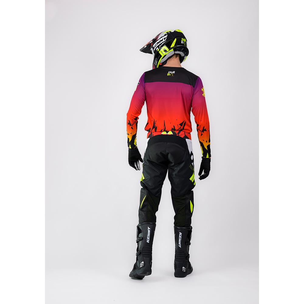 pull-in - Maillot Trash Violet / Rouge / Jaune fluo / Blanc / Noir