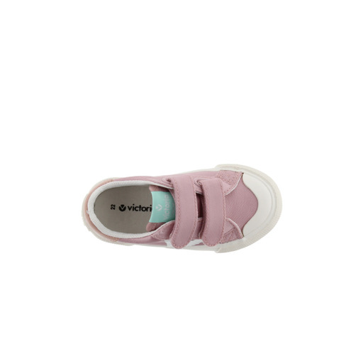 Tênis Victoria Tribu em nylon com logo contrastante e fechamento duplo em velcro.