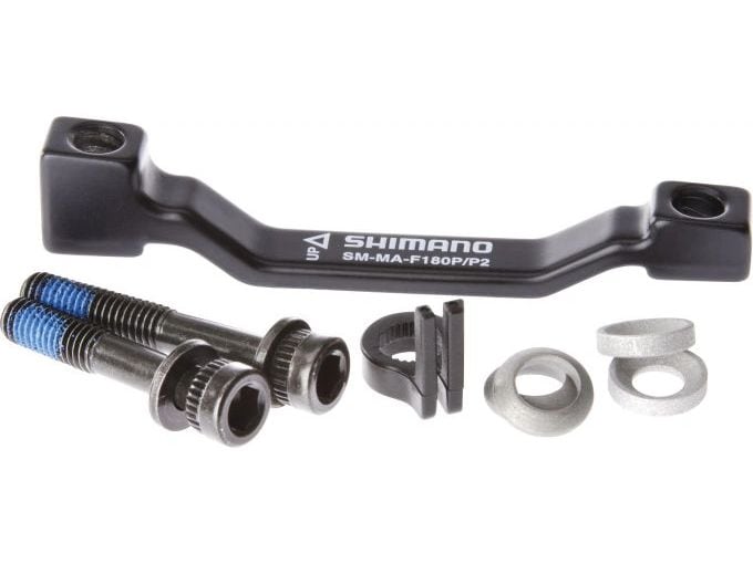Shimano Adapter SM-MA Postmount 180 mm mit Schrauben Adapter für Scheibenbremse