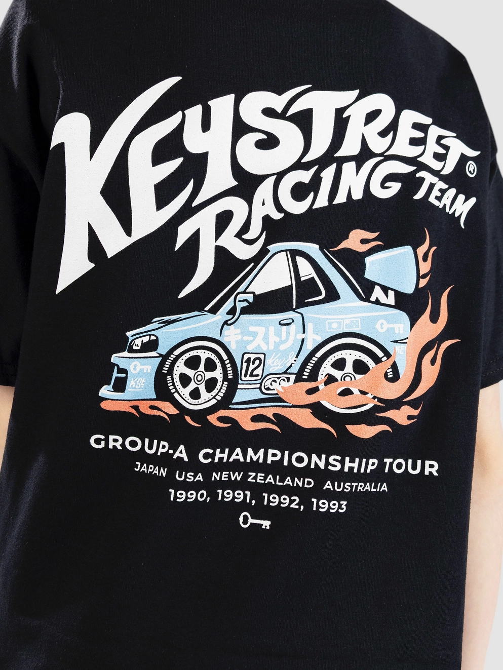 Key Street Racing Team Kids T-Shirt black