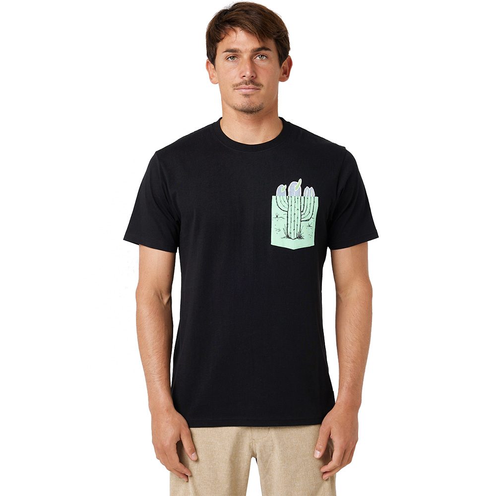 Rip Curl In Da Pocket T-Shirt Herren schwarz