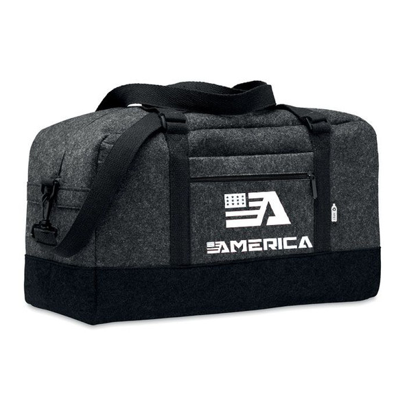 GiftRetail MO6457 - INDICO BAG Sac de week-end en feutre RPET