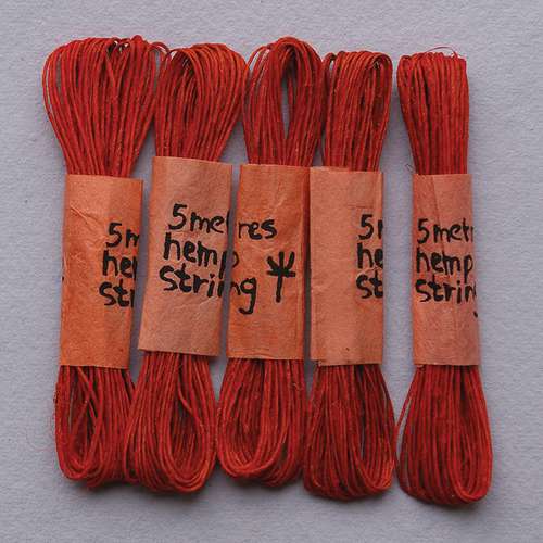 Khadi Hanfkordel, farbig