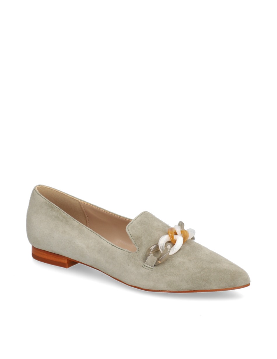 Veloursleder Slipper klassisch
