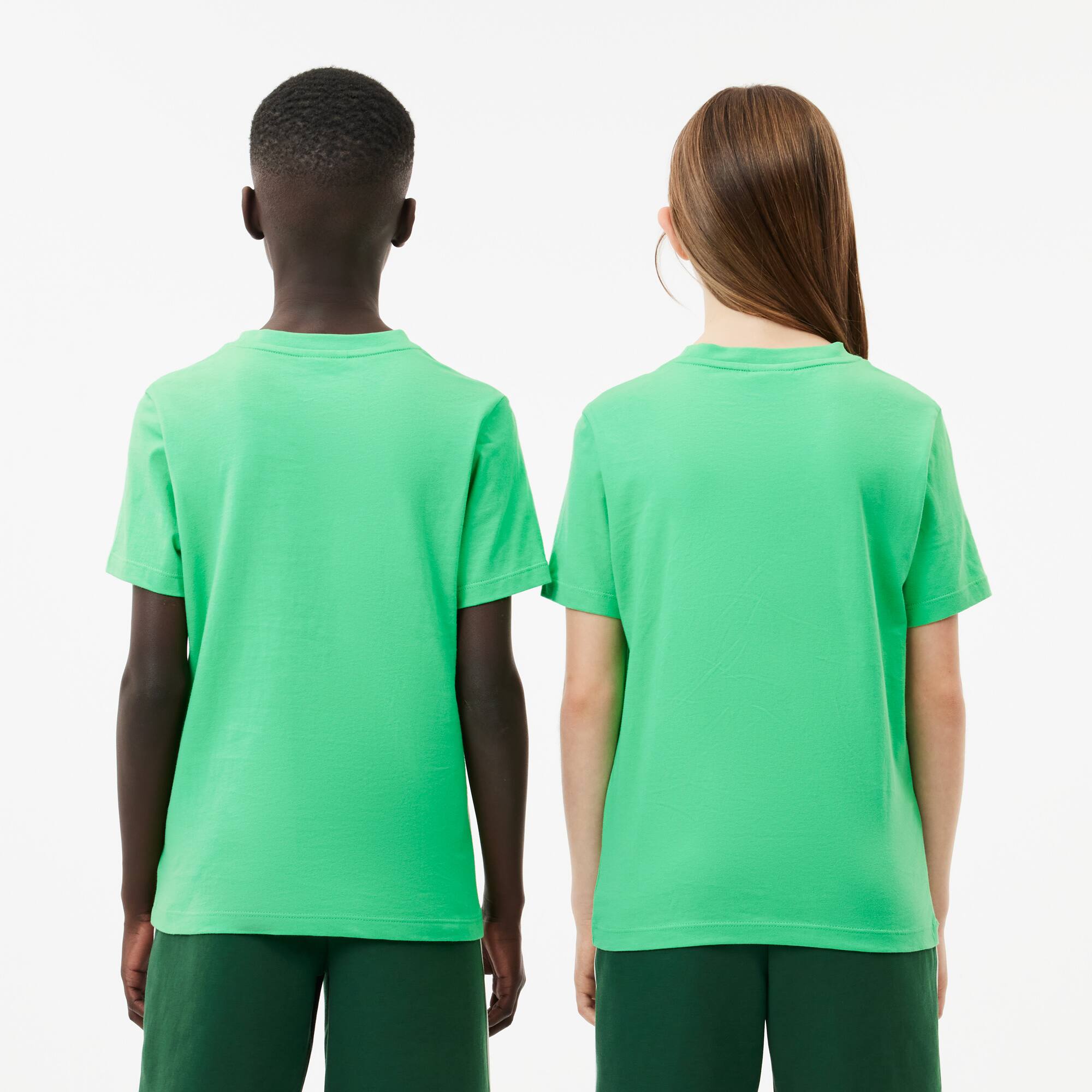 T-Shirt aus Baumwolljersey T-Shirts & Hemden - Grün - Lacoste - Kinder