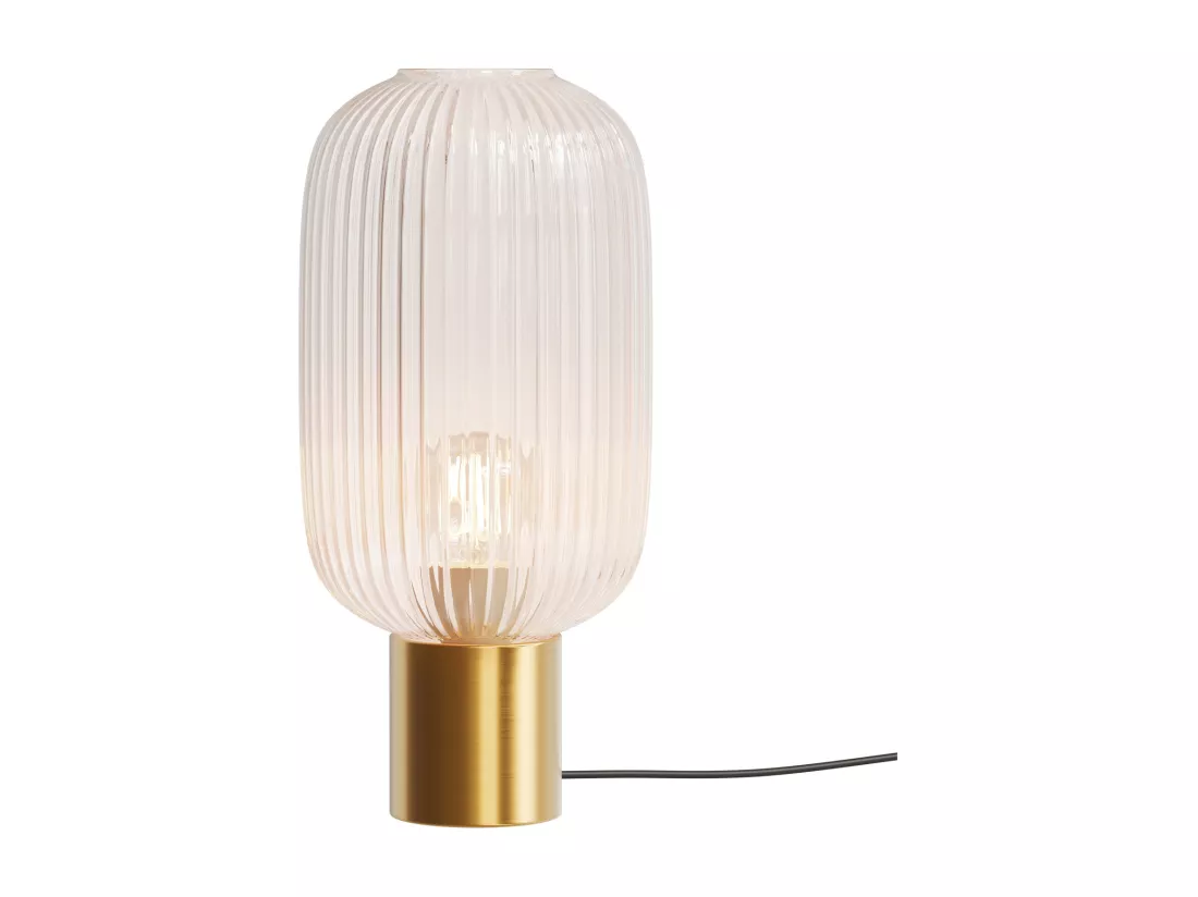 Lampe en verre cannelé - Lou