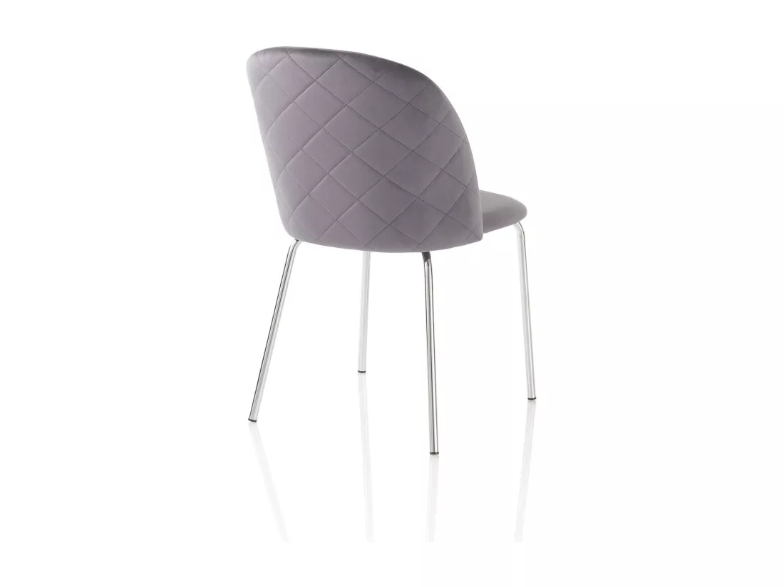 Set de 2 Chaises LISA gris