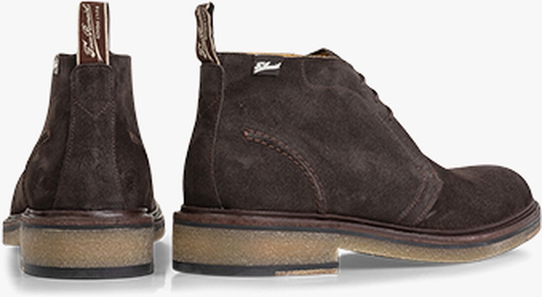 FLORIS VAN BOMMEL bruine floris van bommel veterschoenen sfm-50146