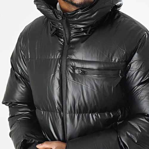 Doudoune Capuche Noir