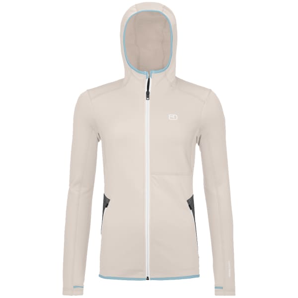 Veste polaire randonnée ORTOVOX FLEECE HOODY W WHITE CHALK