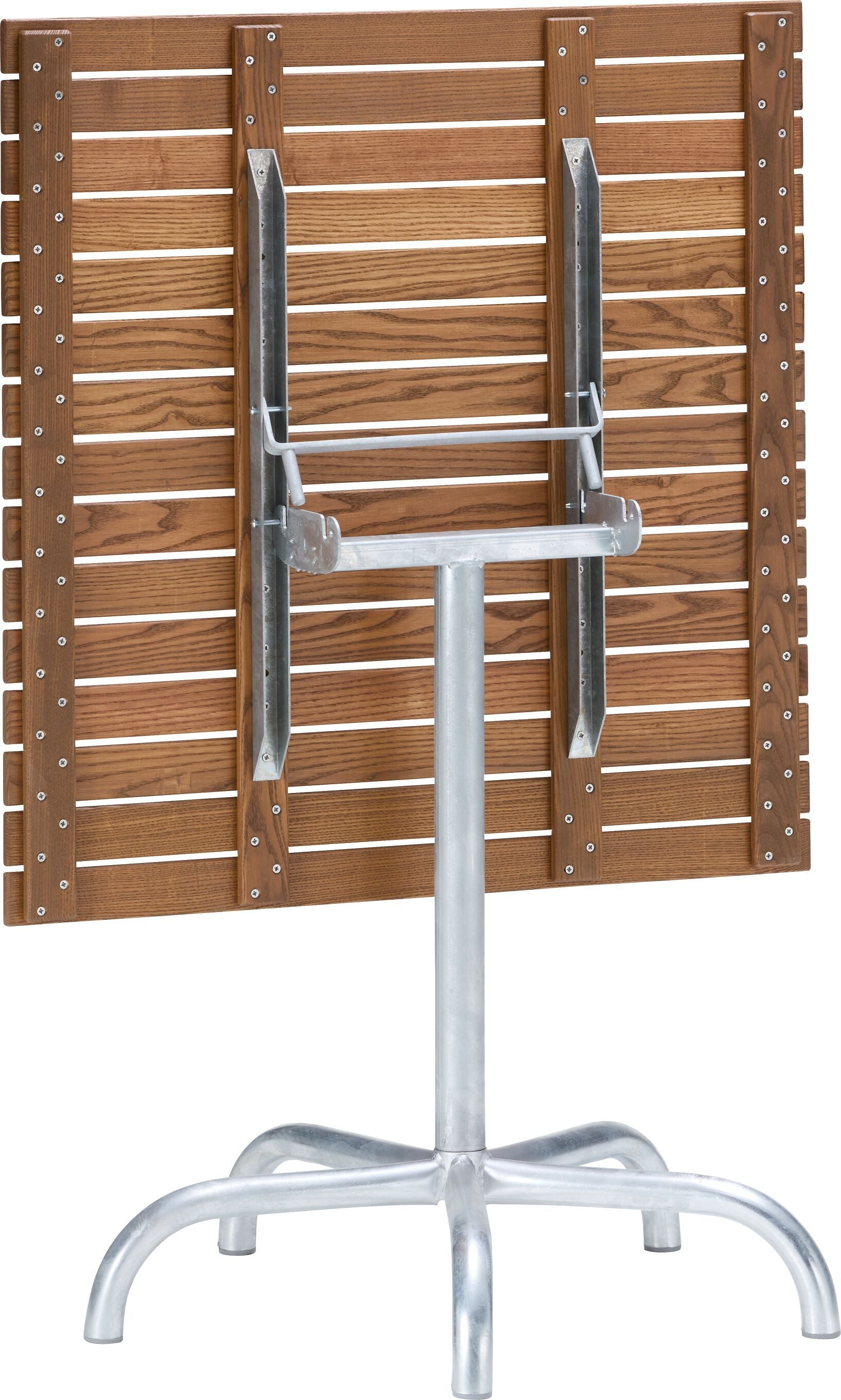 SÄNTIS Tisch Eschenholz 80x80x72 - Esche / B: 80.0 cm x T: 80.0 cm x H: 72.0 cm