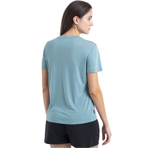 T-shirt randonnée ICEBREAKER W MERINO CORE SS TEE CLOUD RAY