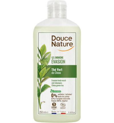 Douce Nature Douchegel & shampoo ontspannend bio (250 ml)