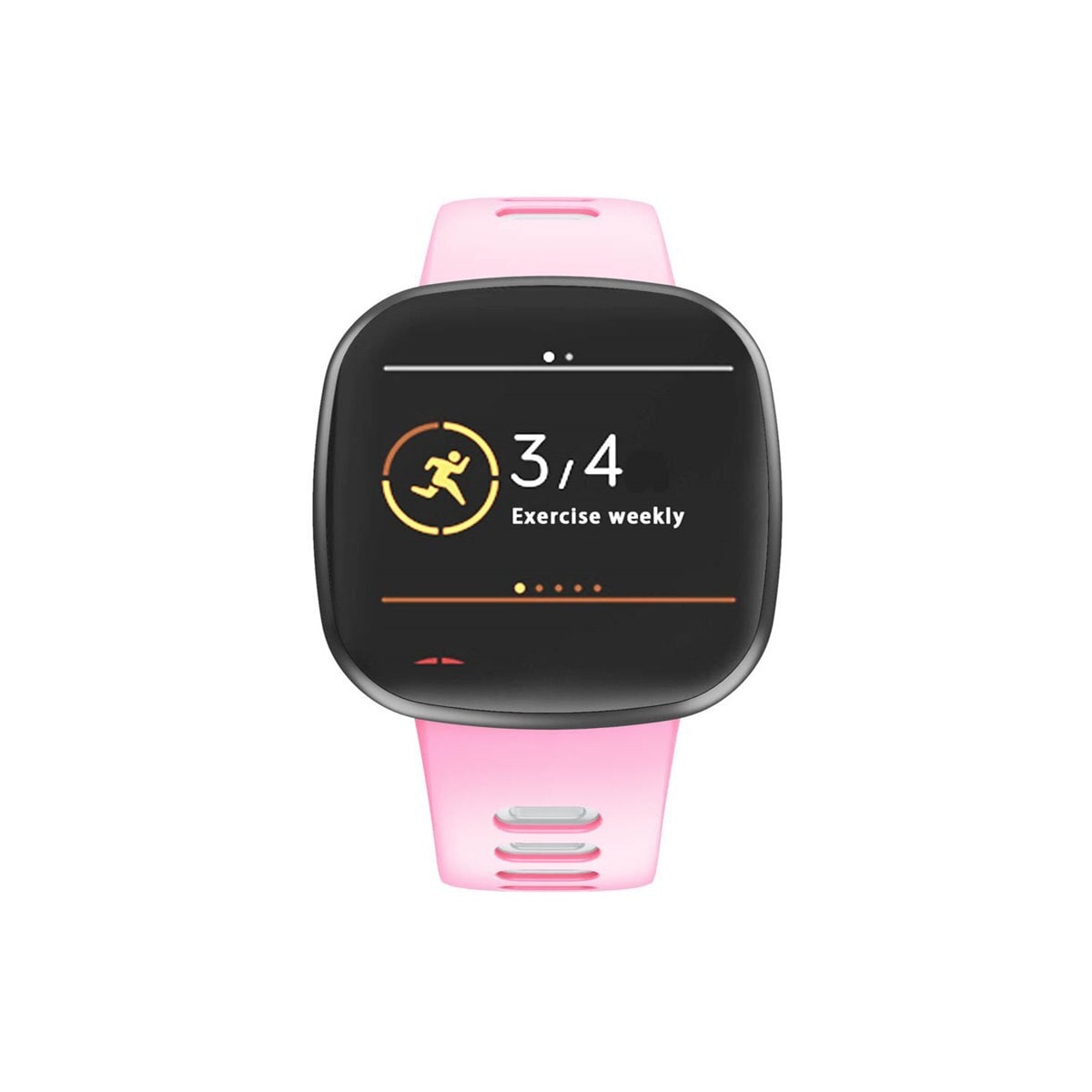 Twin Sport armbånd Fitbit Versa 3 - Rosa/hvit