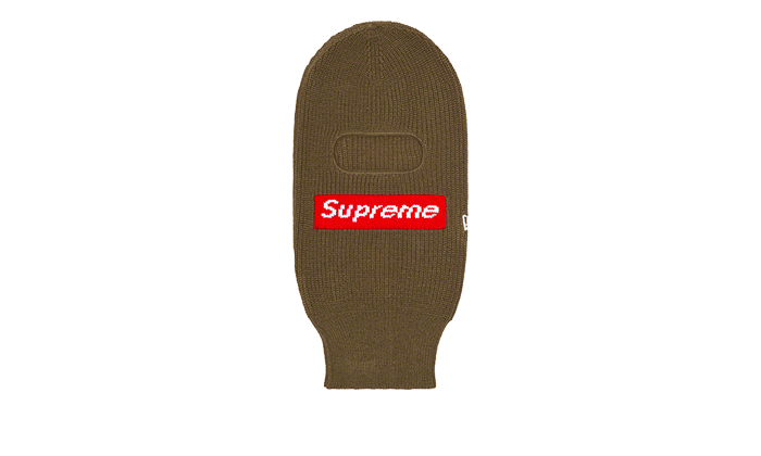 Supreme New Era Box Logo Balaclava Olive