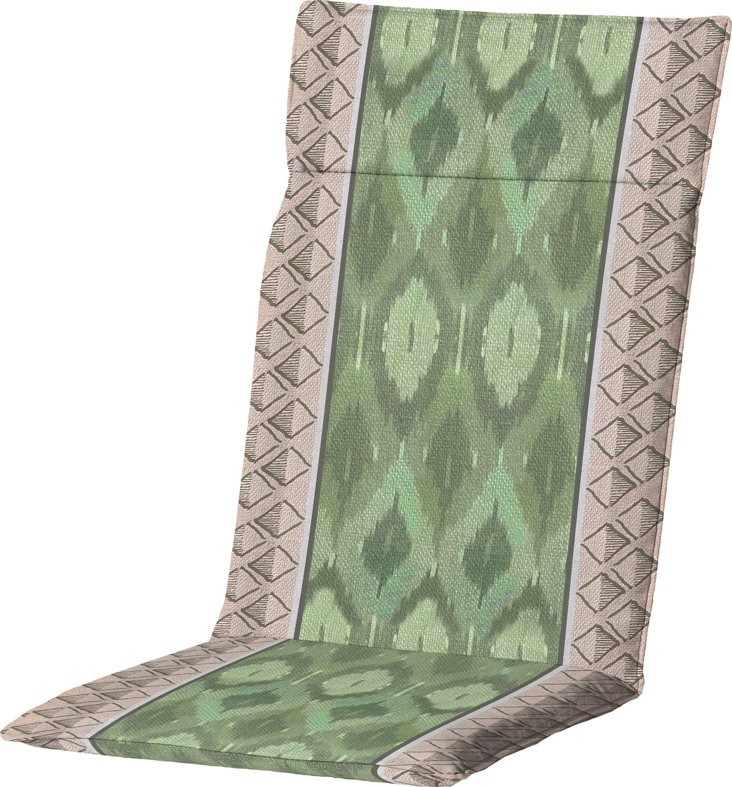 Madison tuinstoel kussen Ikatin groen 120 x 50 x 5 cm