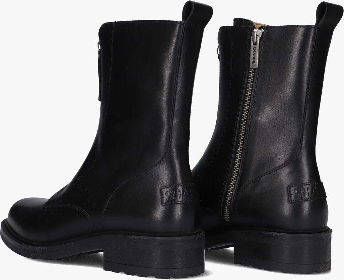 zwarte shabbies enkelboots dean zipa