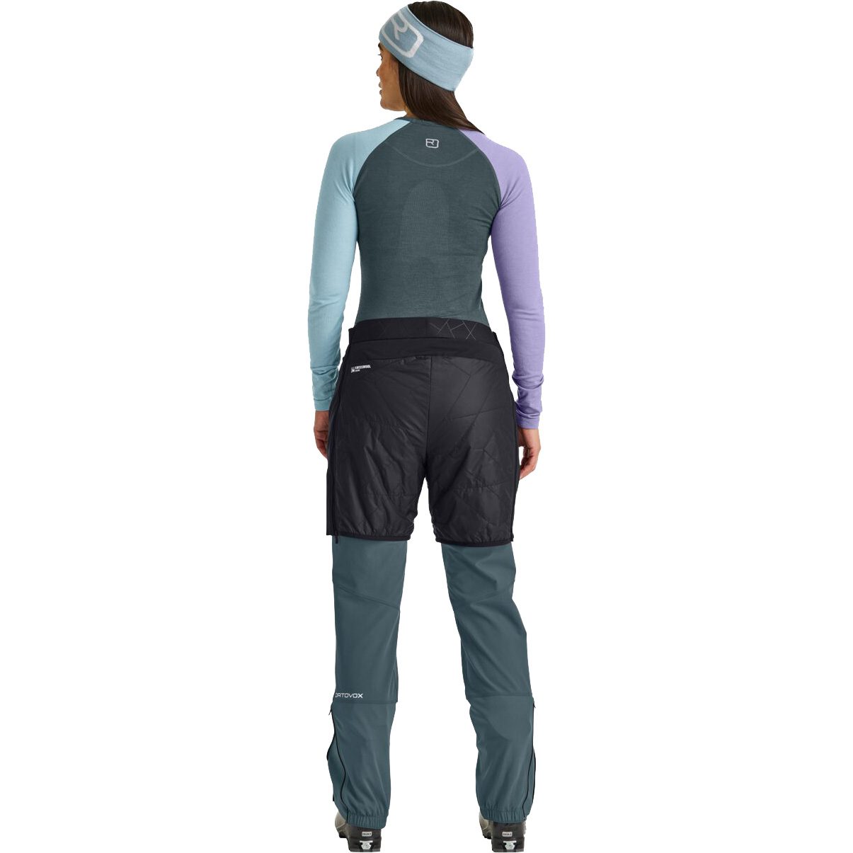 ORTOVOX Swisswool Piz Boè Isolations-Shorts Damen black raven