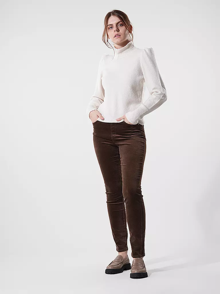 MARC CAIN Rollkragenpullover grau