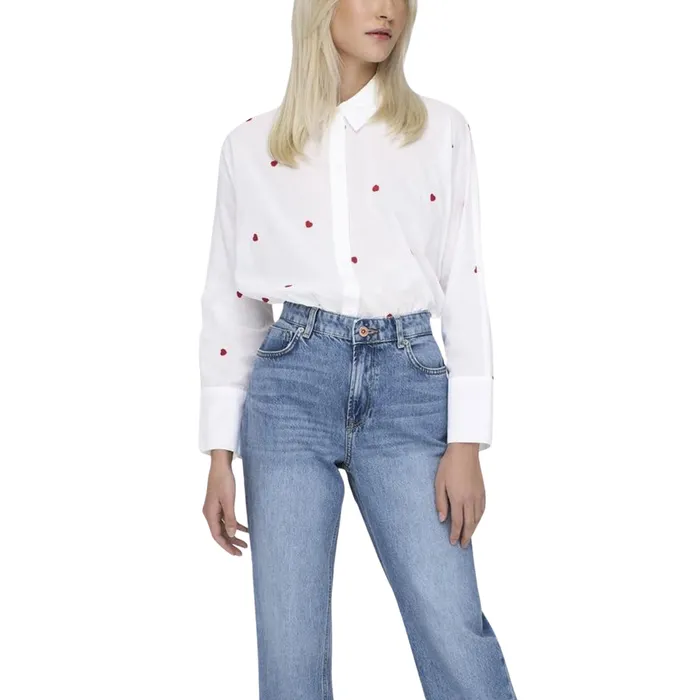 Only New Lina Grace LS Emb Blouse Dames