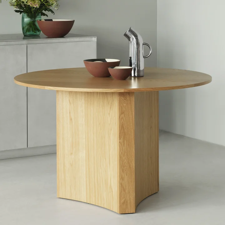 Normann Copenhagen - Bue Esstisch Ø 120 x H 75 cm, eiche