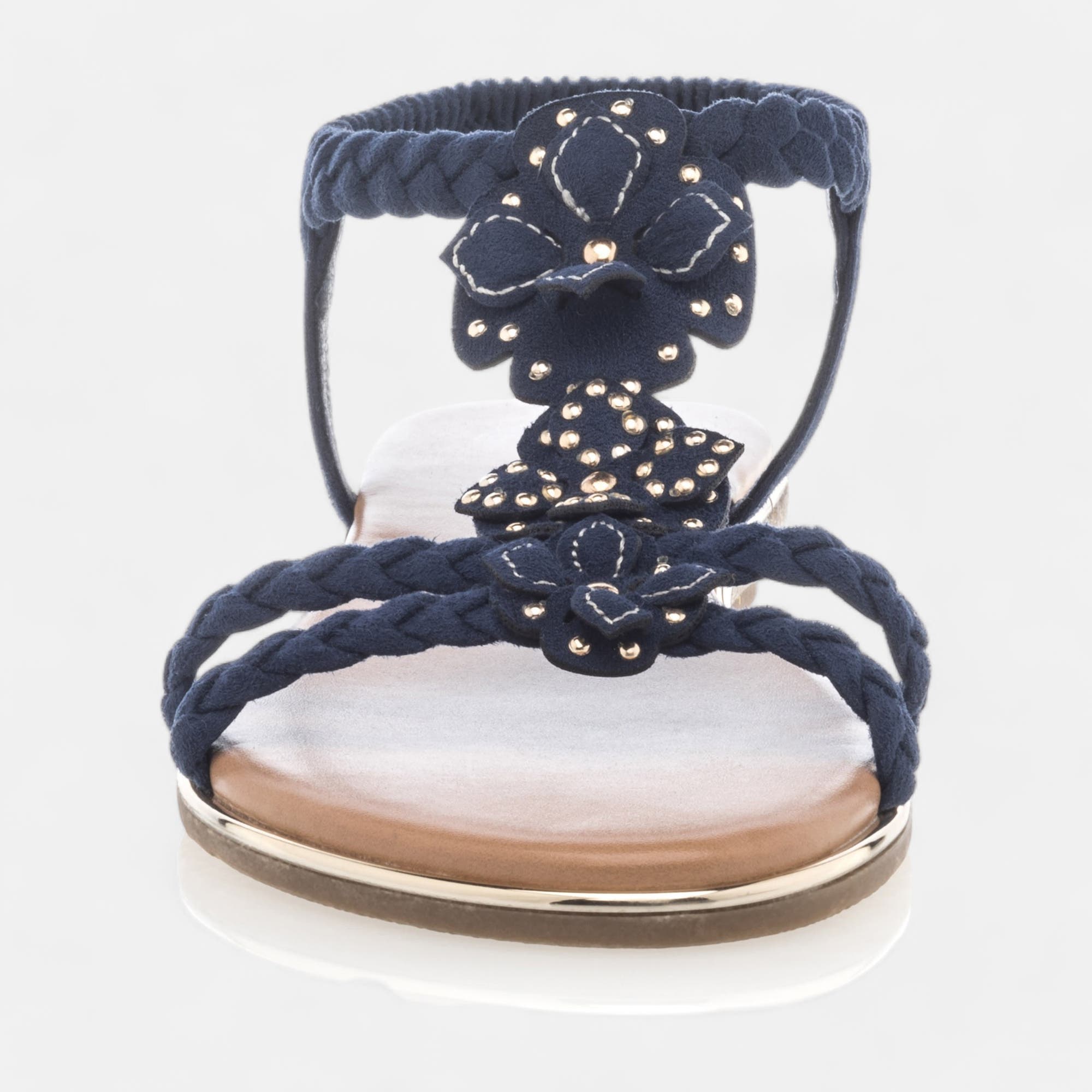 Nu-pieds Femme bleu marine
