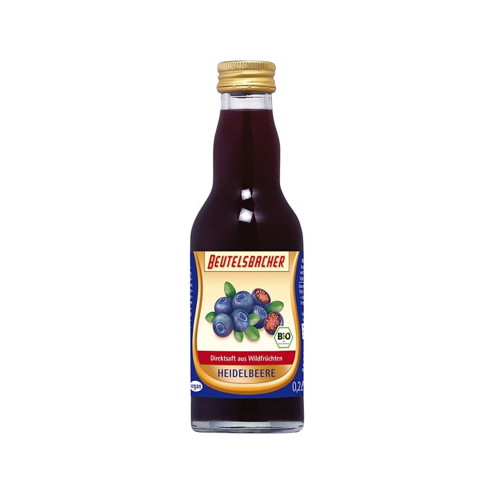 BEUTELSBACHER Heidelbeersaft Muttersaft<br>200 ml, Flasche