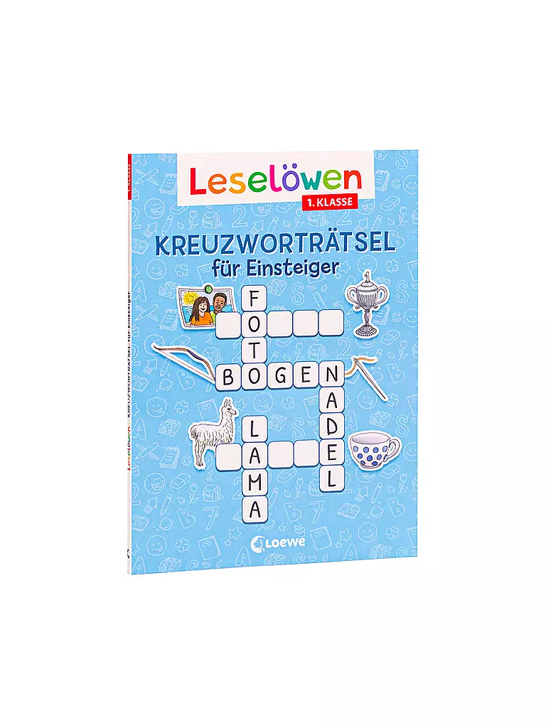 LOEWE VERLAG Leselöwen Kreuzworträtsel für Einsteiger - 1. Klasse keine Farbe
