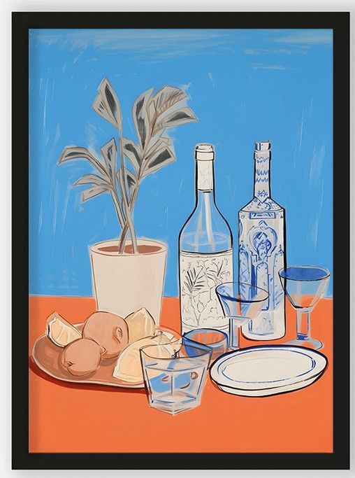 Art Print Cocktail Table