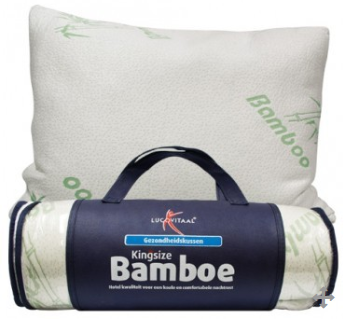 Lucovitaal Kingsize Bamboe Hoofdkussen 2 stuks